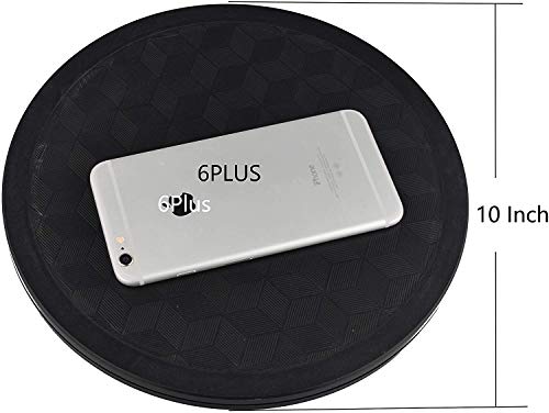 Hexint Heavy Duty 360° Rotating Swivel Stand Turntable With Steel Ball Bearings Multi-Use Lazy Susan Turntable For Tv Computer Monitor Laptop Speakers Pottery Sculpture Art Craft (25.4 Cm) #TOP3