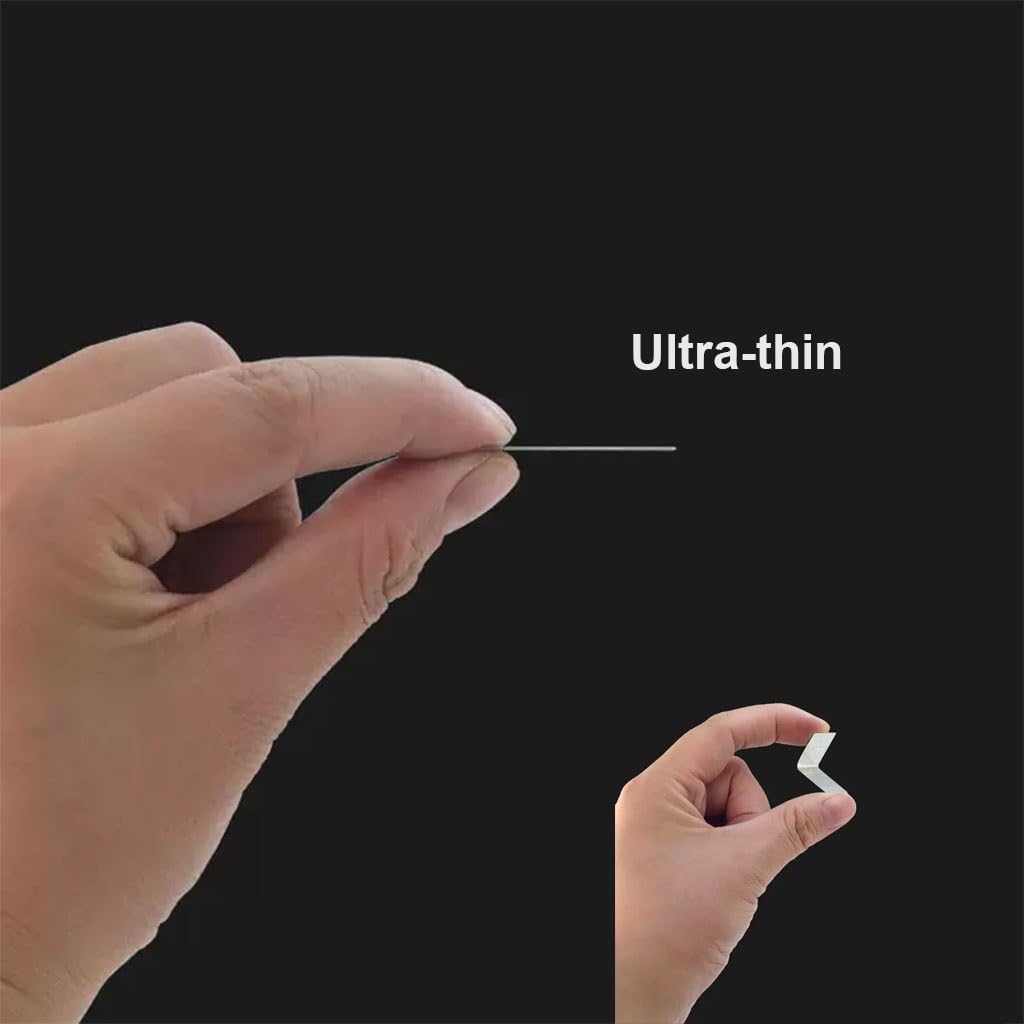 100 Stück Ultradünnes Verzinktes Eisenblech, 0,3 Mm 0,5 1,0 Mm Dickes, Rostfreies Eisenblech, Rechteckiges Kleines Eisenblech Zur Verwendung Mit Magneten(20x10x1.0mm)