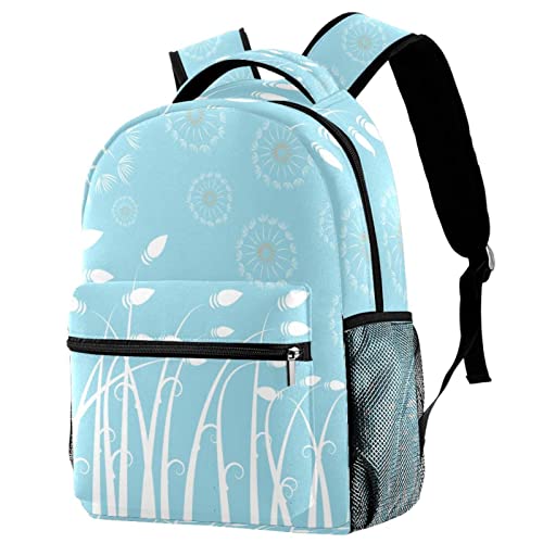 Mochila para portátil cómoda con estampado de flores ideal para evitar dolores en viaje largo