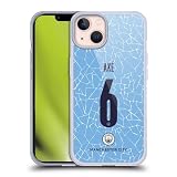 Head Case Designs Officially Licensed Manchester City Man City FC Nathan Aké 2020/21 Players Home Kit Group 1 Gel Case [Military Grade] Compatible with Apple iPhone 13 and Compatible with MagSafe