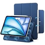 ESR iPad Air 11 Inch Case for M4/M3/M2 (2026/2025/2024) & Air 5th/4th Gen (2022/2020), Powerful Magnetic Attachment, Slim Trifold Stand, Supports Pencil Pro & Pencil (USB-C), Durable Protection, Blue