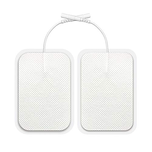 Juego De Electrodos Axion 10 Tens EMS para Electroestimulador TENS EMS, Parches Adhesivos Tens EMS Cuadrados 6x9cm, Almohadillas Adhesivas Tens EMS Cover