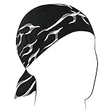 Zanheadgear® Flydanna® Cotton Black Tank Flame