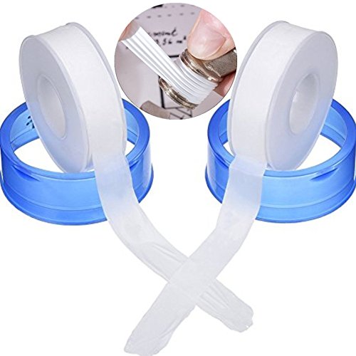 Preisvergleich Produktbild Milopon Versiegelungsmittel Tape, Industrie Versiegelungsmittel Klebeband PTFE Klebeband für Küche Wasserhahn Schlauch Kugelhahn Wasserdicht Armatur 20m 2pcs