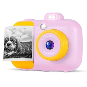 Kids Camera Instant Camera, Kids for 3-12 Year Old Girls Boys, Kids Digital Camera Instant Print with Print Paper, Toddler Kids Toys, 4 5 6 7 8 9 10 Year Old Girl Gifts