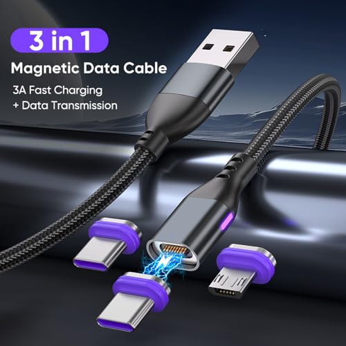 Adaptador micro USB magnético NESTELLE de 100W PD con carga rápida y datos para cables USBC 2