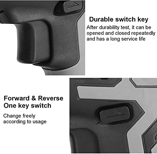 3-in-1-Rotations-Elektro-Abbruchhammer-Schlagbohrmaschine, 1380 W 5800 U/min Wiederaufladbare elektrische Akku… – Bild 6