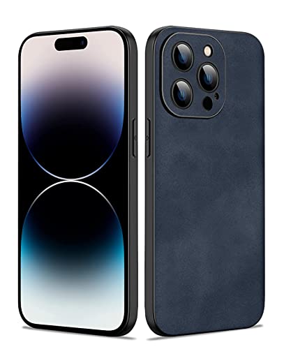 Coque iPhone 14 Pro Max bleu idéale pour le bureau et les sorties