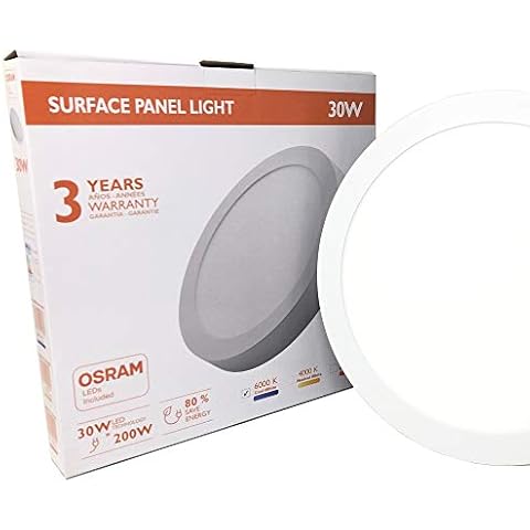 FactorLED Plafón Techo LED Redondo 30W Cover