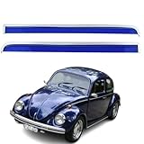 Calha de Chuva Automotiva para o Fusca na cor Azul Escuro