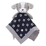 Carter's Child of Mine Baby Boys Stars Puppy Lovey Security Blanket, Blue