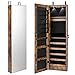 Giantex Wall Door Mounted Jewelry Armoire Cabinet with 47.5