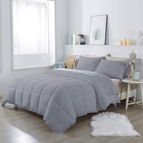 3Pcs Comforter Set 100% Egyptian Cotton 800 Thread Count - Oversized Super King Size (120