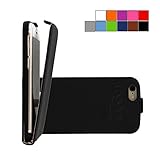 La funda COOVY es de piel sintética sólida y resistente, y se sujeta muy cómodamente en la mano. Para proteger la pantalla, su interior está revestido con un material especialmente suave.