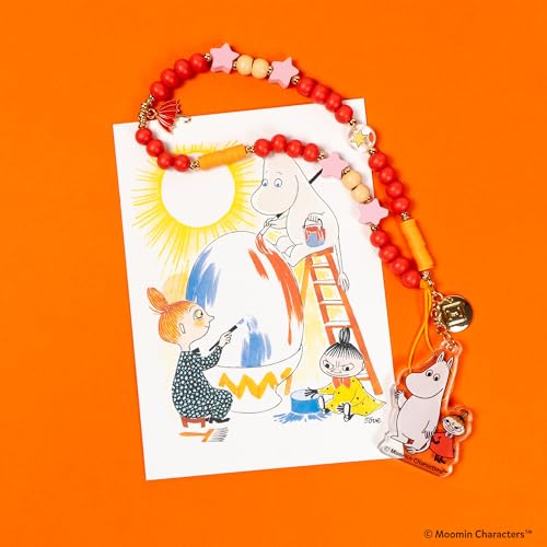 Bracelet à perles universel iFace Moomin pour téléphone portable et clés