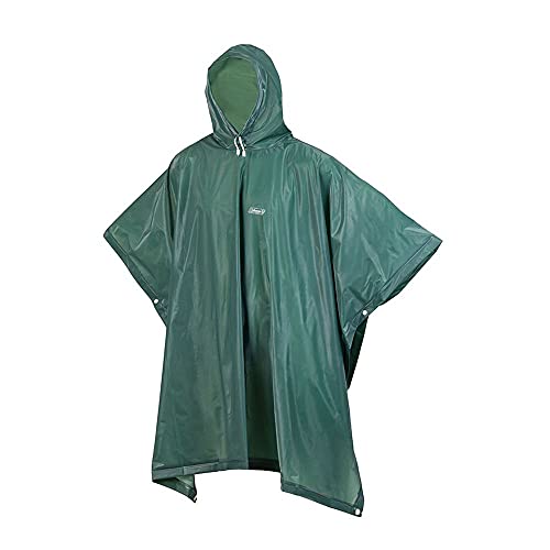 Poncho Eva 15mm, 100% impermeável, Coleman, Verde