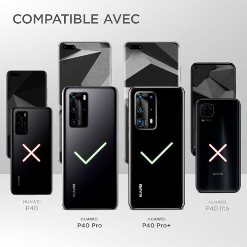 Coque silicone Huawei P40 Pro violet mat ONEFLOW souple double couche