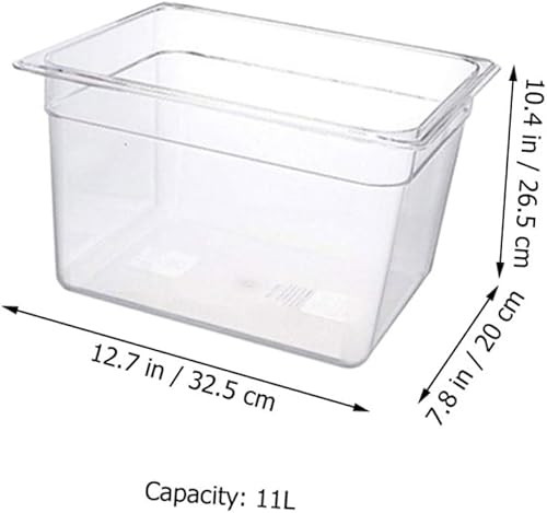 Miniatura 3 de MAGICLULU Recipiente de olla de cocción lenta de baja temperatura de 11 l, tanque de agua, filete de sous vide, accesorios de tapa de olla de