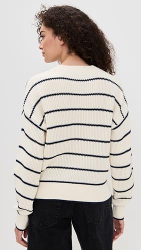 Madewell Women's Striped Ribbed-Sleeve Sweater3