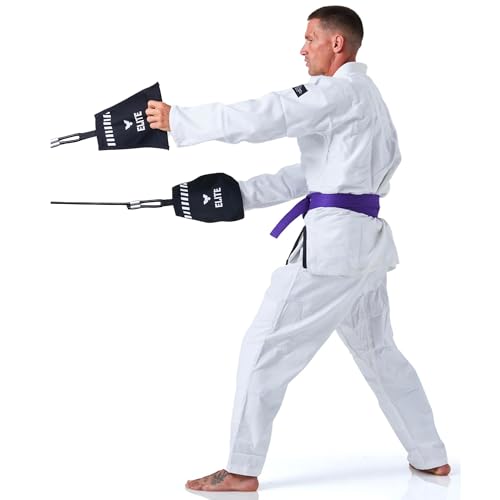 Elite Sports Jiu Jitsu Grip Trainer Simulate Gi - Fascia di resistenza per allenamento di forza per BJJ MMA Judo e Grappling