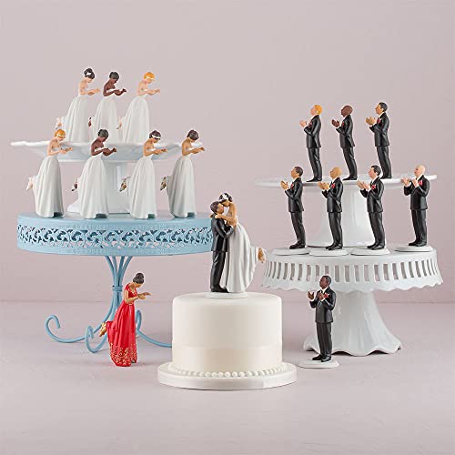 Weddingstar 9491 Medium Skin True Romance Tone Bride Porcelain Figurine Cake Topper thumb #2