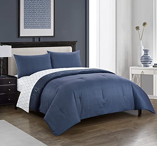 Casa Harper 5 Piece Comforter Bed Set,Twin #TOP1