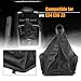 Klanata Shifter Boot Cover Fit for E34 E36 Z3, Leather Manual Auto Gear Shift Knob Cover Dust Shift Boot Cover, Left Hand Driver Car Gear Stick Shift Knob Gaiter Boot Cover