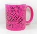 Produktbild online-hut Namenstasse (Wunschname) Neon Pink/selber individuell Gestalten/Personalisierbar mit eigenem Text/Werbetasse/zum bedrucken/Motivtasse/Firmentasse/mit Logo