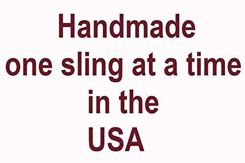 Detroit Leather Shop Usa Handmade Slider Buckle Rifle Sling 1.25" Wide Brown Buffalo Leather With Brass Hardware-Swivels Included! Two Point Gun Sling (Model B) #TOP5