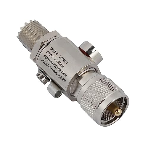Parafoudre coaxial SP3000 antenne radio UHF mâle femelle impédance 50 Ohm CCTV