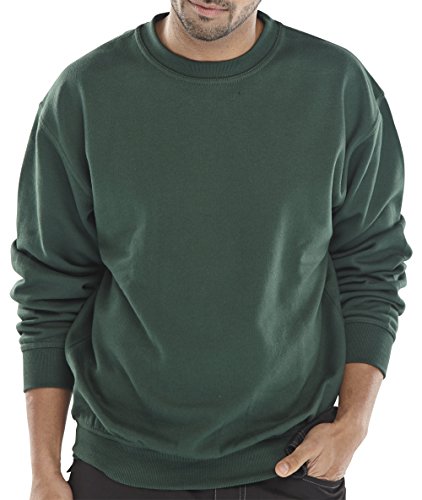 CLICK POLYCOTTON SWEATSHIRT BOTTLE GREEN XXL