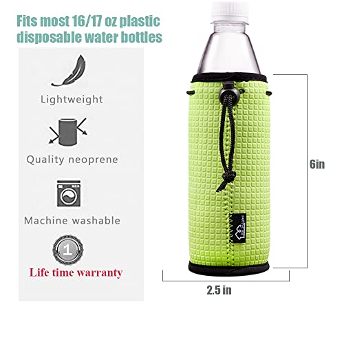 image for WK IEASON Water Bottle Cover Sleeves Insulators 16 17 18oz Non-slip Ne