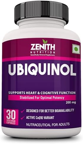 Zenith Nutrition Ubiquinol 200 mg - 30 VegiCapsules