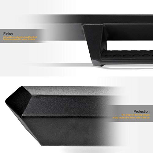 Estribos laterales para Toyota Tacoma 2005-2022 color negro miniatura 2