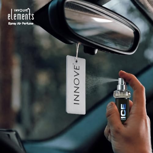 Image of INVOLVE Elements Aqua Ice Spray Air Perfume Fine Fragrance Scent Air Freshener - IELE07-30ml | Car fresheners | Car accessories interior | Long lasting fragrance | Car perfume | Car Accessories 2026