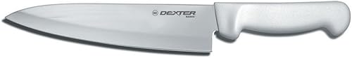 Dexter Russell P94801 Russell International - Cuchillo de cocina de 8 pulgadas, mango blanco texturizado