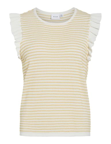 Vichaya S/L Flounce Knit Top le haut idéal du bureau aux sorties entre amies
