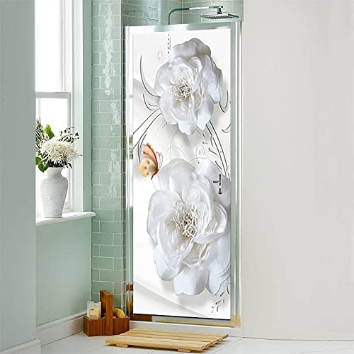 Kacolor 3D Stairs Art Door Sticker For Bedroom Livingroom Bathroom, 2Pcs Wall Decal Self-Adhesive Waterproof Removable Door Murals Wallpaper Home Decoration (S, F332) #TOP4