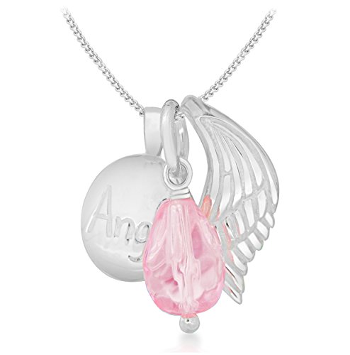 Cadena con colgante de plata Tuscany Silver 8.44.3940 y cristal para mujer