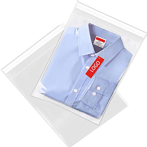 Sabco 100 Sacchetti Per Cellophane Trasparenti 12x16 Cm Con Chiusura Autoadesiva - Ideali Per Imballaggi, Tende, Giocattoli