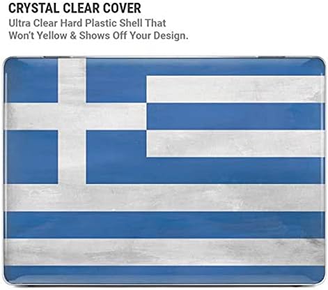 Skinit Case + Skin Compatible with MacBook Pro 15in (2016-19) Originally Designed Greece Flag Distressed Design