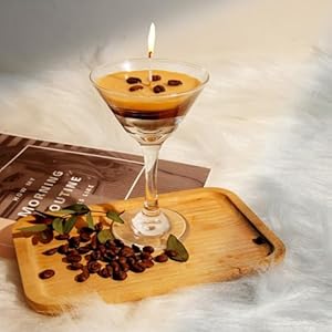 Espresso Martini Candle Unique Gifts for Women GirlsStrong Scented Natural Soy Wax Coffee Candle Decor for HomeBedroomBarCoffee Martini Candles Gifts for ChristmasBirthdayHalloween