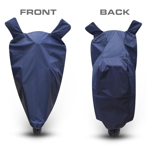 Image of FABTEC Motorcycle Bike Body Cover for Mahindra Mojo (Blue)