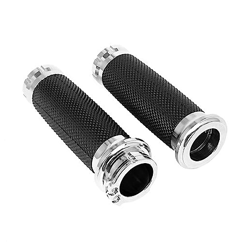 Riloer Motorcycle Handlebar Hand Grips, Fit for Har*ley Sportster, Touring 1996-2017 with 25mm/1 Handlebars (Both Left and Right)