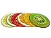 Non-Slip Silicone Coasters Set of 6 Colorful Fruit Slices by Coulore for Coffee and Wine Lovers, hot SALE...