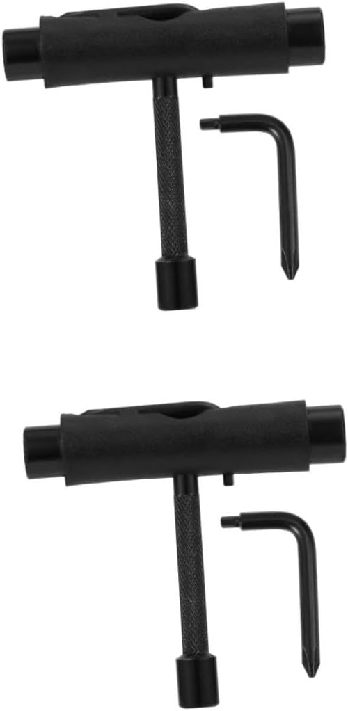 Abaodam All in One Screwdriver Skateboard Accessories Skate Tool for Kit Wrench Skateboard Tool Long Board Skate