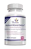 Zeolite Clinoptilolite Natural Mineral Detox - Effective Gut and Immune System Support - 97% Purity 800mg Capsules 3 Month Supply - Made in America