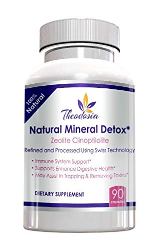Zeolite Clinoptilolite Natural Mineral Detox – Effective Gut and Immune System Support – 97% Purity Capsules 3 Month Supply – Made in America (800 mg) Zeolite Clinoptilolite Natural Mineral Detox – Effective Gut and Immune System Support – 97% Purity Capsules 3 Month Supply – Made in America (800 mg)