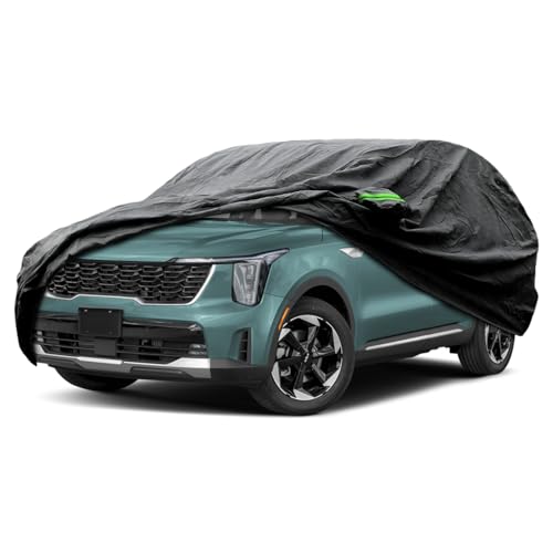 Image of Proadsy Custom Fit Car Cover for 2021-2026 Kia Sorento Waterproof Outdoor | UV-Blocking Waterproof With Soft Lining Prevents Leaks & Scratches. Perfect For Sunny, Snowy Outdoor Parking, Garage Storage