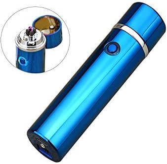 Revolutionary Flameless Plasma Beam Lighter - Rechargeable - Windproof - Splashproof - Redesigned - Pipes - Bowls - Cigars - Butane/Chemical Free (Matte Gold)